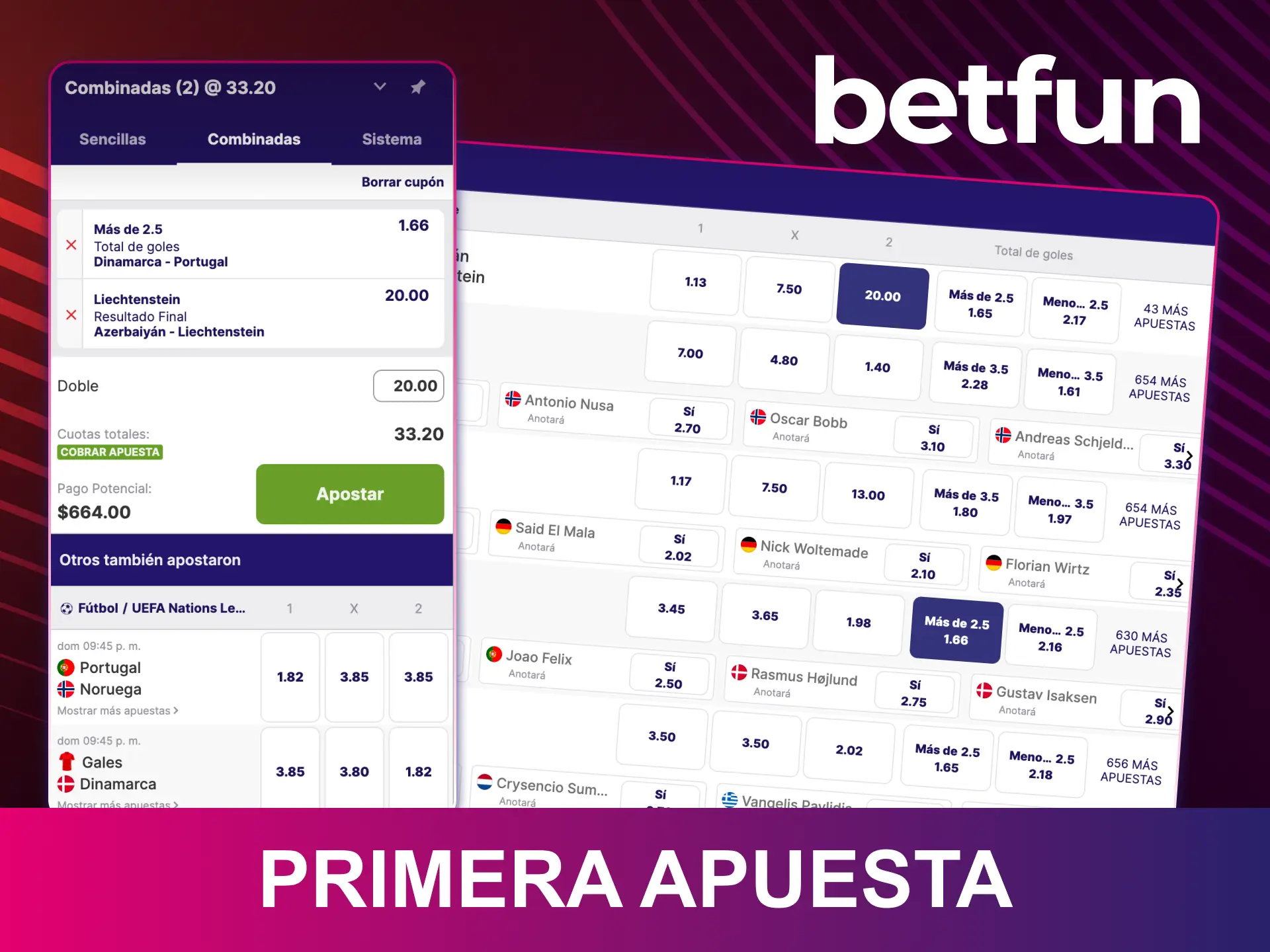 Aprende cómo hacer tu primera apuesta en Betfun y empieza a ganar hoy.