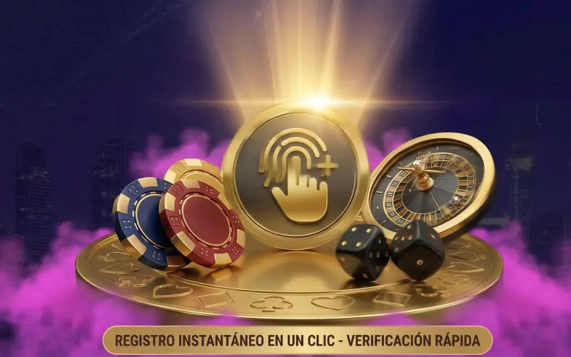 Elige el registro en un clic para abrir tu cuenta en Betfun al instante.